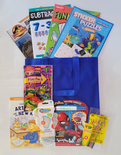 7 Years Old + Boys' Medium Bundle - Blue