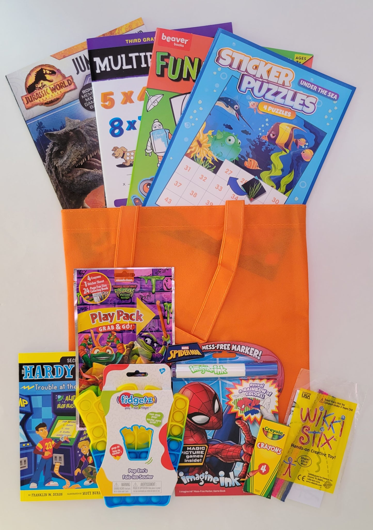 9 Years Old + Boys' Medium Bundle - Orange