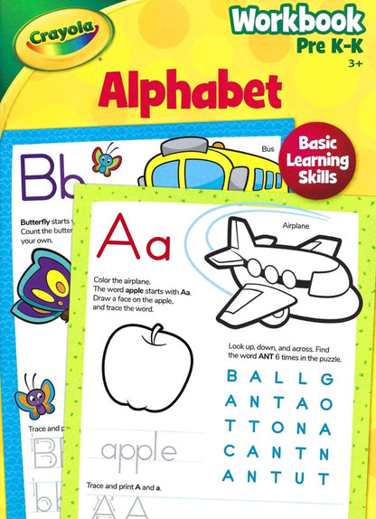 Crayola Pre-K Workbooks - Alphabet