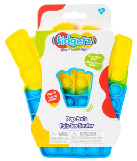 Fidgetz PopEm - Fries in Package