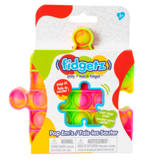 Fidgetz PopEm - Puzzle Piece in Package