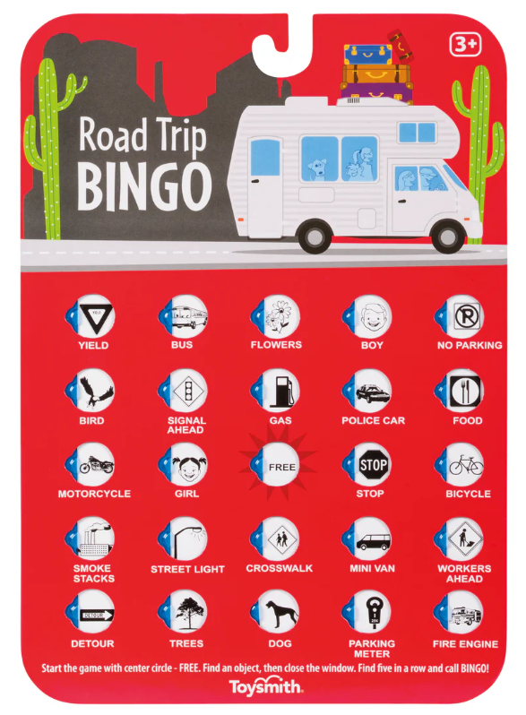 Road Trip Bingo - Desert