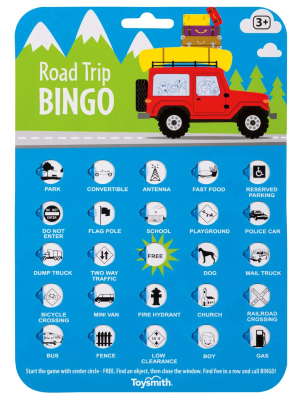 Road Trip Bingo - Mountains