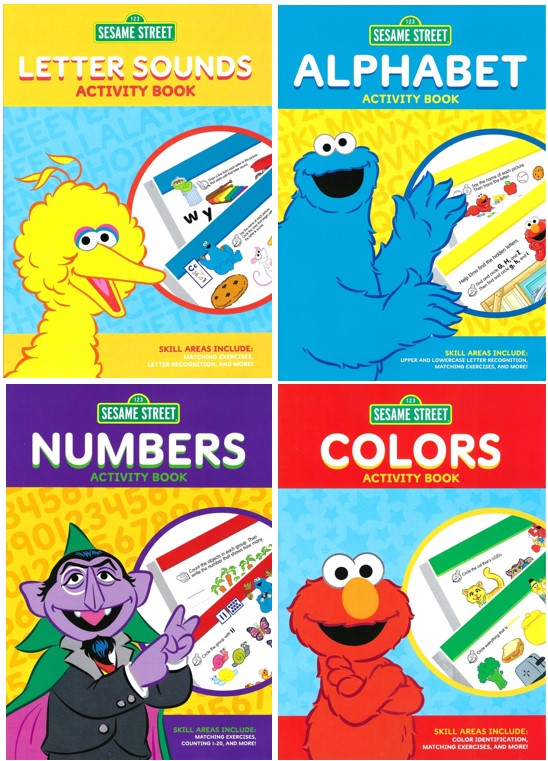 Sesame Street Work Books