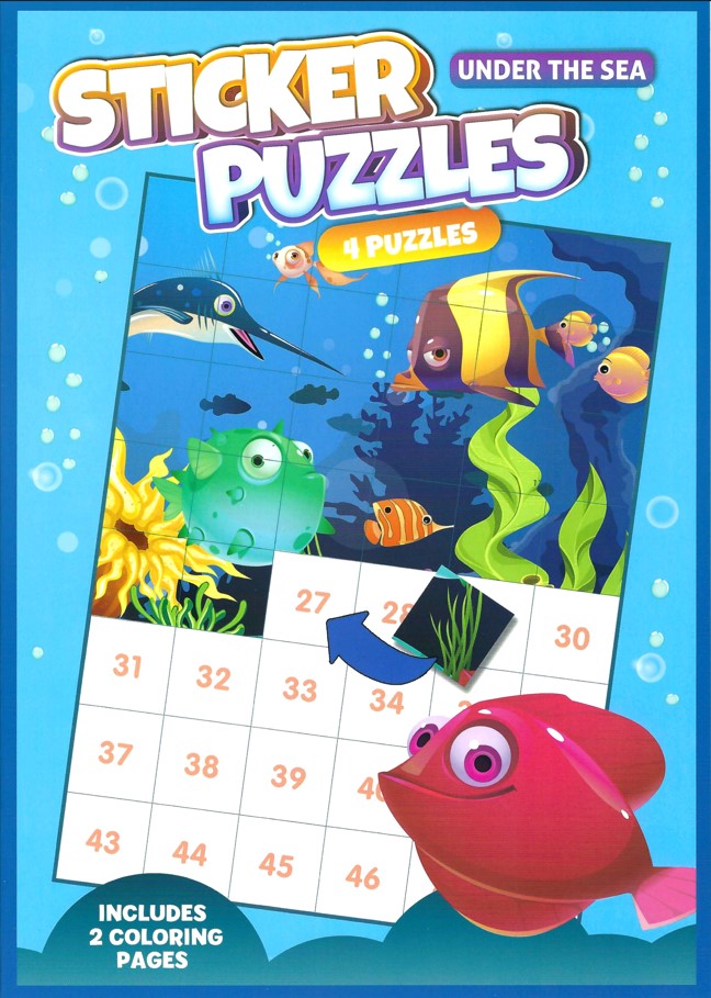 Sticker Puzzle Book - Under The Sea